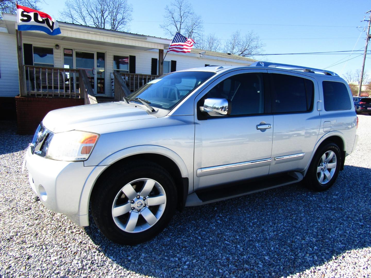 2011 Silver /Black Nissan Armada SL 2WD (5N1BA0ND4BN) with an 5.6L V8 DOHC 32V FFV engine, Automatic transmission, located at 15016 S Hwy 231, Midland City, AL, 36350, (334) 983-3001, 31.306210, -85.495277 - Photo#2